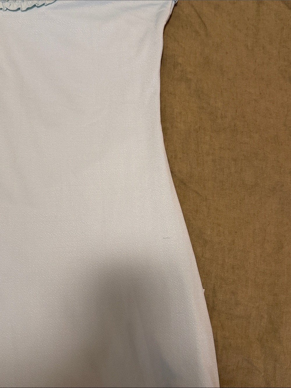 Light Blue Ruffle Ruched Mini Dress - Picture 8 of 9